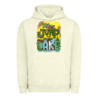 Pigment Pistachio let's go jump in the lake Urban Hoodie - HRA Design Shop
