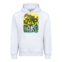 White let's go jump in the lake Urban Hoodie - HRA Design Shop