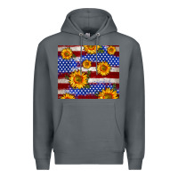 Rock 4th of July USA flag sunflower 20oz tumbler Premium Hoodie - Neo Western