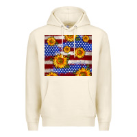 Tofu 4th of July USA flag sunflower 20oz tumbler Premium Hoodie - Neo Western
