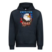 Navy American Babe  4th of july Urban Hoodie - CowGirlArtShop
