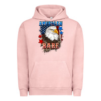 Pigment Salmon American Babe  4th of july Urban Hoodie - CowGirlArtShop