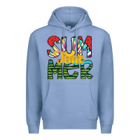 Colony Blue summer time Premium Hoodie - SublimationCraftShop