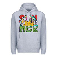 Heather Grey summer time Premium Hoodie - SublimationCraftShop