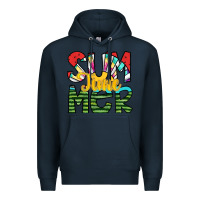 Navy summer time Premium Hoodie - SublimationCraftShop