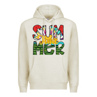 Oatmeal Heather summer time Premium Hoodie - SublimationCraftShop