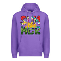 Purple summer time Premium Hoodie - SublimationCraftShop