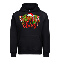 Black Christmas santa claus Urban Hoodie - FaDigitalArtStudio