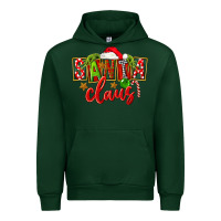 Forest Green Christmas santa claus Urban Hoodie - FaDigitalArtStudio