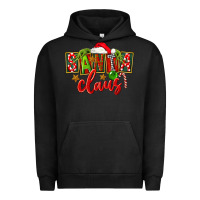 Pigment Black Christmas santa claus Urban Hoodie - FaDigitalArtStudio