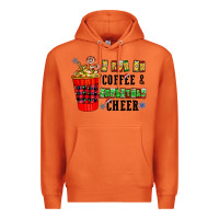 Carrot I Run On Coffee & Christmas Cheer Premium Hoodie - CowhideDigitalArt