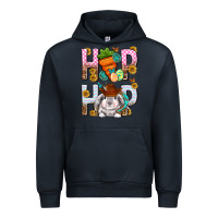 Navy Western Hip hop Bunny Urban Hoodie - Neo Western
