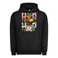 Pigment Black Western Hip hop Bunny Urban Hoodie - Neo Western