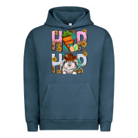 Pigment Midnight Navy Western Hip hop Bunny Urban Hoodie - Neo Western