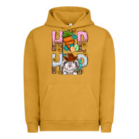 Pigment Peanut Butter Western Hip hop Bunny Urban Hoodie - Neo Western