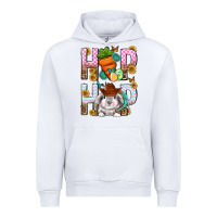 White Western Hip hop Bunny Urban Hoodie - Neo Western