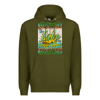 Army Green the lake is my happy place air freshener Premium Hoodie - HRA Design Shop