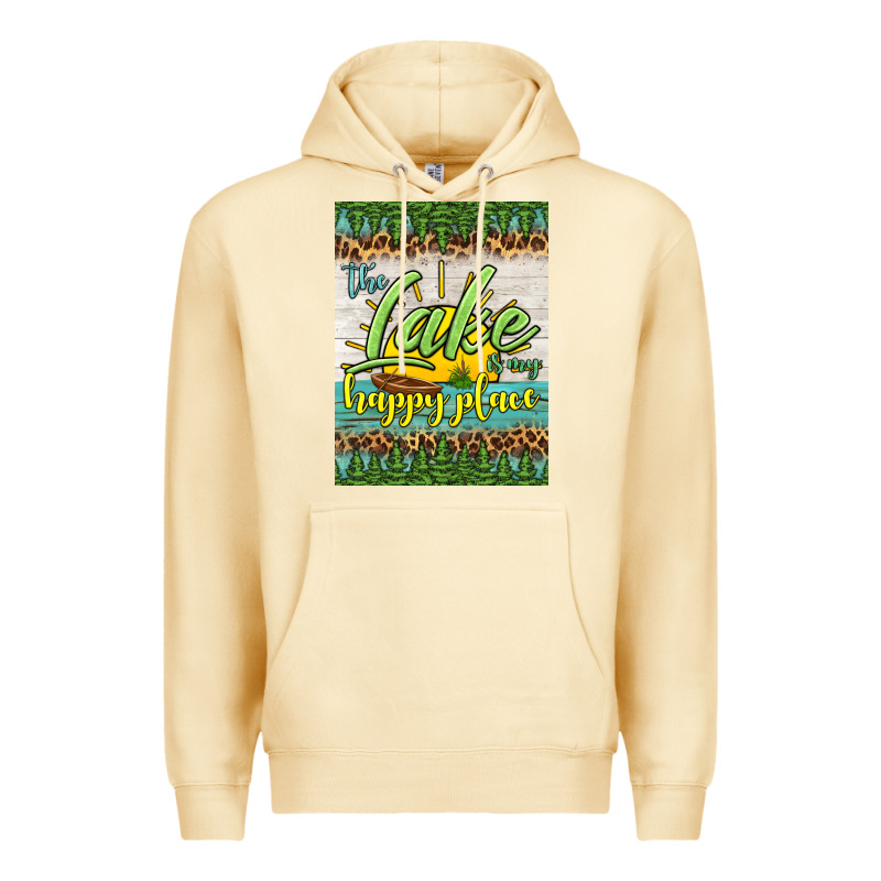 The Lake Is My Happy Place Air Freshener Premium Hoodie by HRA Design Shop | Teevron
