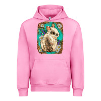 Fuchsia Pink Western Rabbit Urban Hoodie - Neo Western