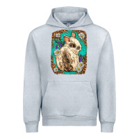 Heather Grey Western Rabbit Urban Hoodie - Neo Western