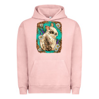 Pigment Salmon Western Rabbit Urban Hoodie - Neo Western