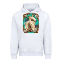 White Western Rabbit Urban Hoodie - Neo Western