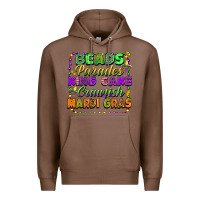Chestnut beads parades king cake crawfish mardi gras Premium Hoodie - FaDigitalArtStudio