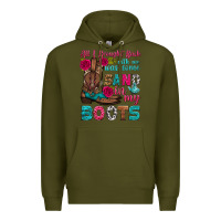 Army Green all i brought back with me was some sand in my boots Premium Hoodie - HRA Design Shop