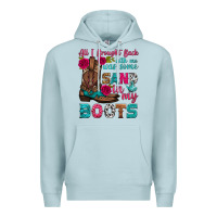 Blue Mist all i brought back with me was some sand in my boots Premium Hoodie - HRA Design Shop