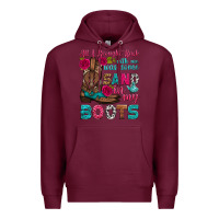 Burgundy all i brought back with me was some sand in my boots Premium Hoodie - HRA Design Shop