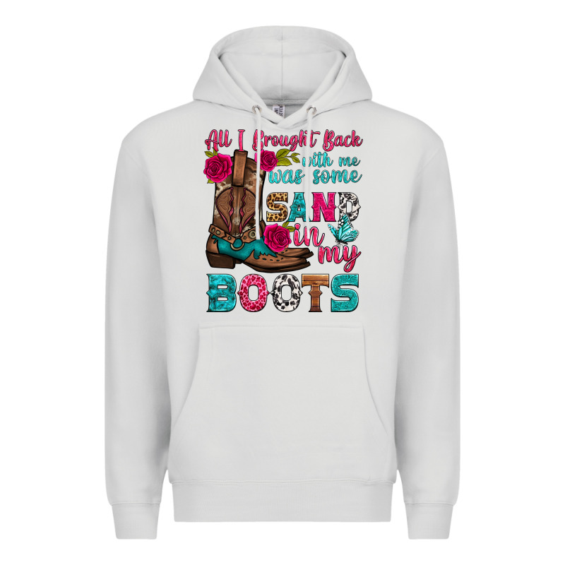 All I Brought Back With Me Was Some Sand In My Boots Premium Hoodie by HRA Design Shop | Teevron