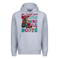 Heather Grey all i brought back with me was some sand in my boots Premium Hoodie - HRA Design Shop
