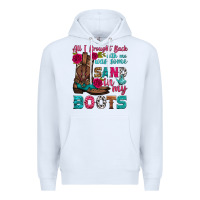 White all i brought back with me was some sand in my boots Premium Hoodie - HRA Design Shop