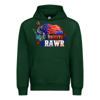 Forest Green Red white rawr 4th of july Urban Hoodie - CowGirlArtShop