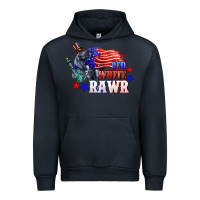 Navy Red white rawr 4th of july Urban Hoodie - CowGirlArtShop
