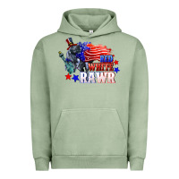 Pigment Oil Green Red white rawr 4th of july Urban Hoodie - CowGirlArtShop