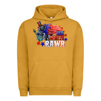 Pigment Peanut Butter Red white rawr 4th of july Urban Hoodie - CowGirlArtShop