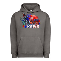 Pigment Tornado Red white rawr 4th of july Urban Hoodie - CowGirlArtShop