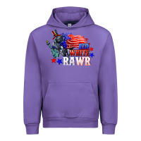 Tulip Red white rawr 4th of july Urban Hoodie - CowGirlArtShop