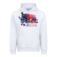 White Red white rawr 4th of july Urban Hoodie - CowGirlArtShop