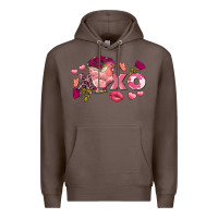 Coffee chicken valentine's day xoxo Premium Hoodie - FaDigitalArtStudio