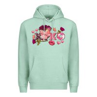 Seafoam chicken valentine's day xoxo Premium Hoodie - FaDigitalArtStudio
