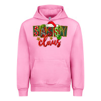 Fuchsia Pink christmas sassy claus Urban Hoodie - FaDigitalArtStudio