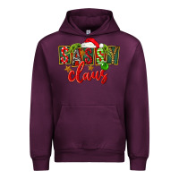 Mauve Wine christmas sassy claus Urban Hoodie - FaDigitalArtStudio