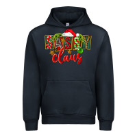Navy christmas sassy claus Urban Hoodie - FaDigitalArtStudio