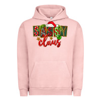 Pigment Salmon christmas sassy claus Urban Hoodie - FaDigitalArtStudio