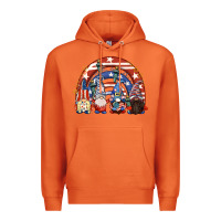 Carrot 4th of July rainbow with gnomes Premium Hoodie - CowGirlArtShop