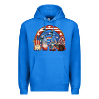 True Royal 4th of July rainbow with gnomes Premium Hoodie - CowGirlArtShop