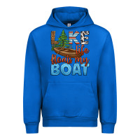 Cobalt lake life floats my boat Urban Hoodie - HRA Design Shop