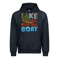 Navy lake life floats my boat Urban Hoodie - HRA Design Shop